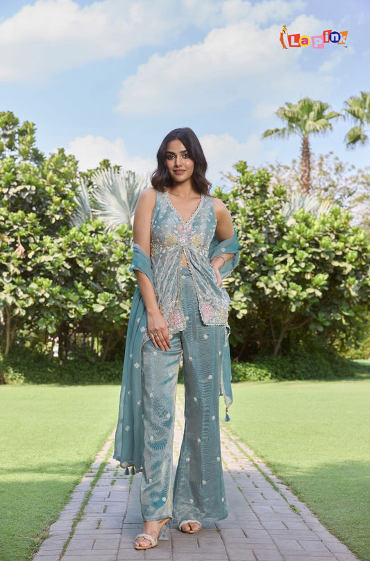 Designer Front Cut Western Top Set