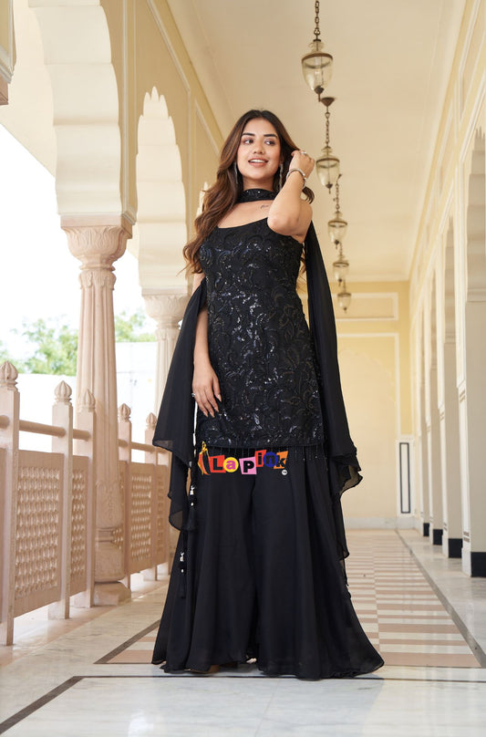 Designer Suit Set with Hand Work