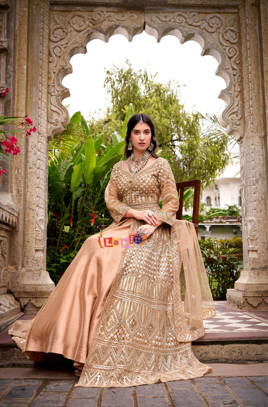 Centre Cut Skirt Set with Dupatta