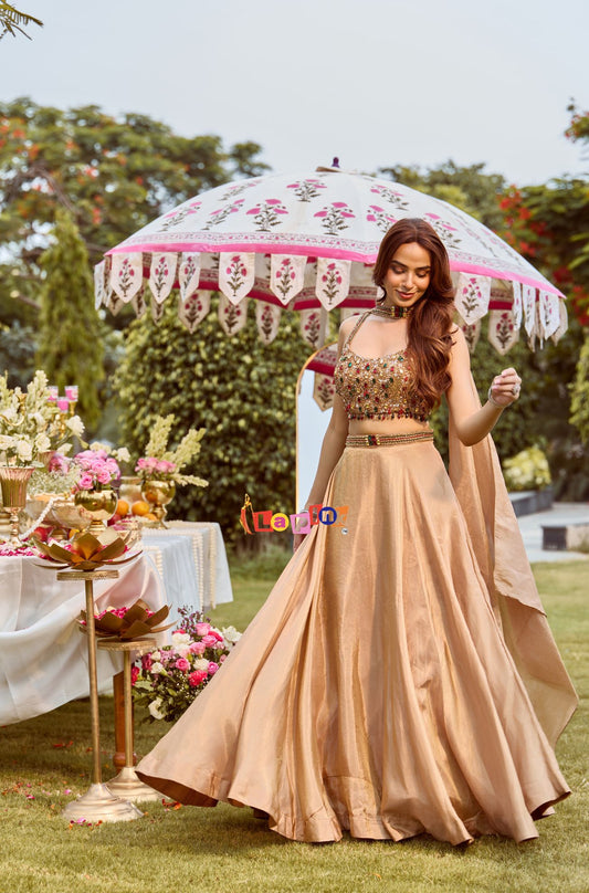 Pure Handwork Shimmer Skirt Set
