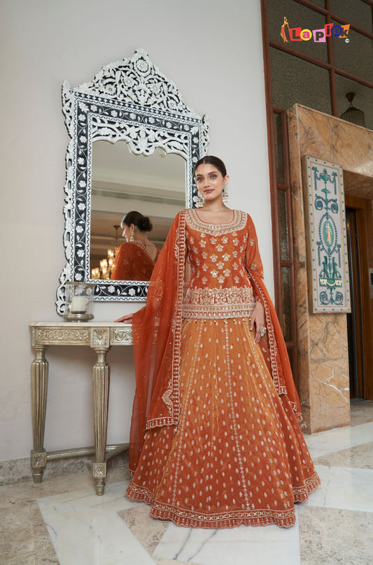 Designer Peplum Skirt Set