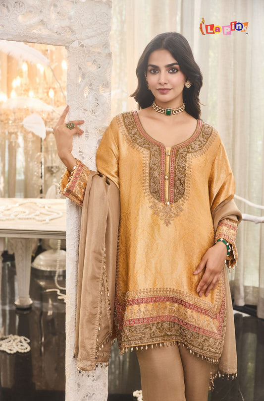 Statement Jacquard Ethnic Suit Set