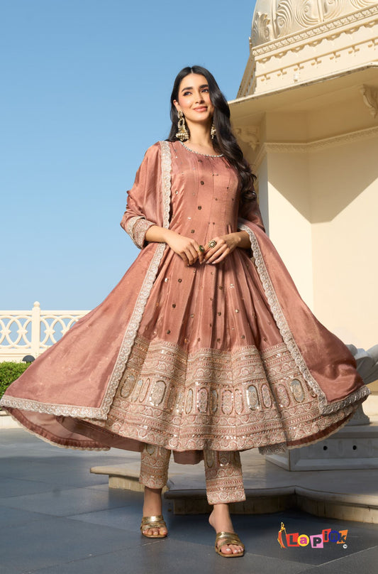 Designer Short Anarkali with Pant