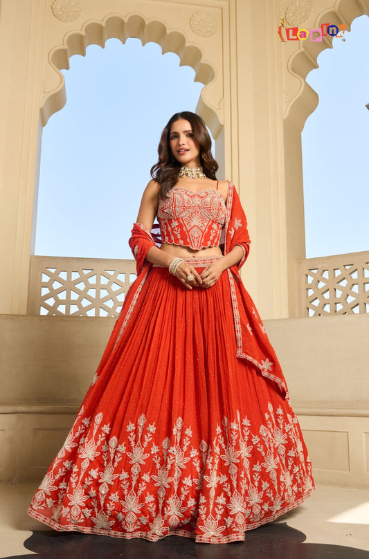 Designer Corset Lehenga Set