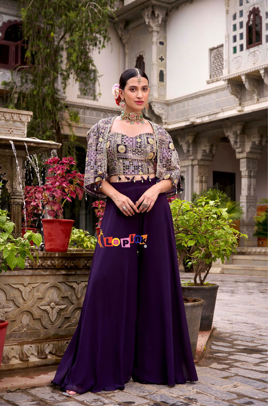 Embroidered Divider Set with Cape