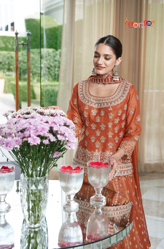 Designer Peplum Skirt Set