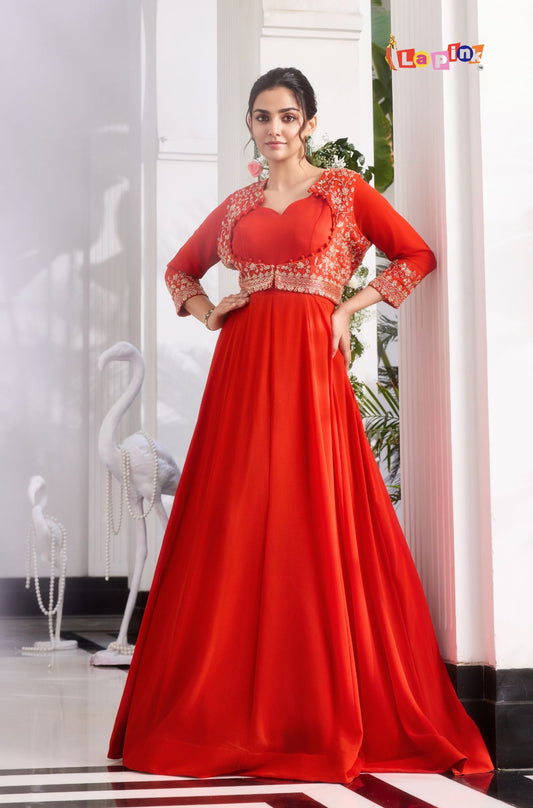 Designer One Piece Dress with Jacket