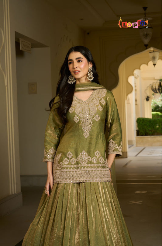 Fendi Fabric Peplum Skirt Set