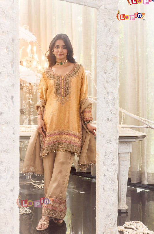 Statement Jacquard Ethnic Suit Set