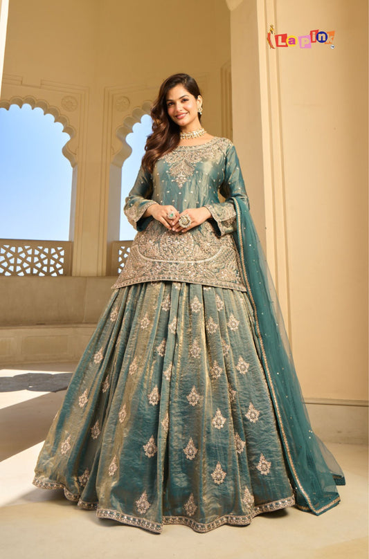 Designer Fendi Peplum Skirt Set