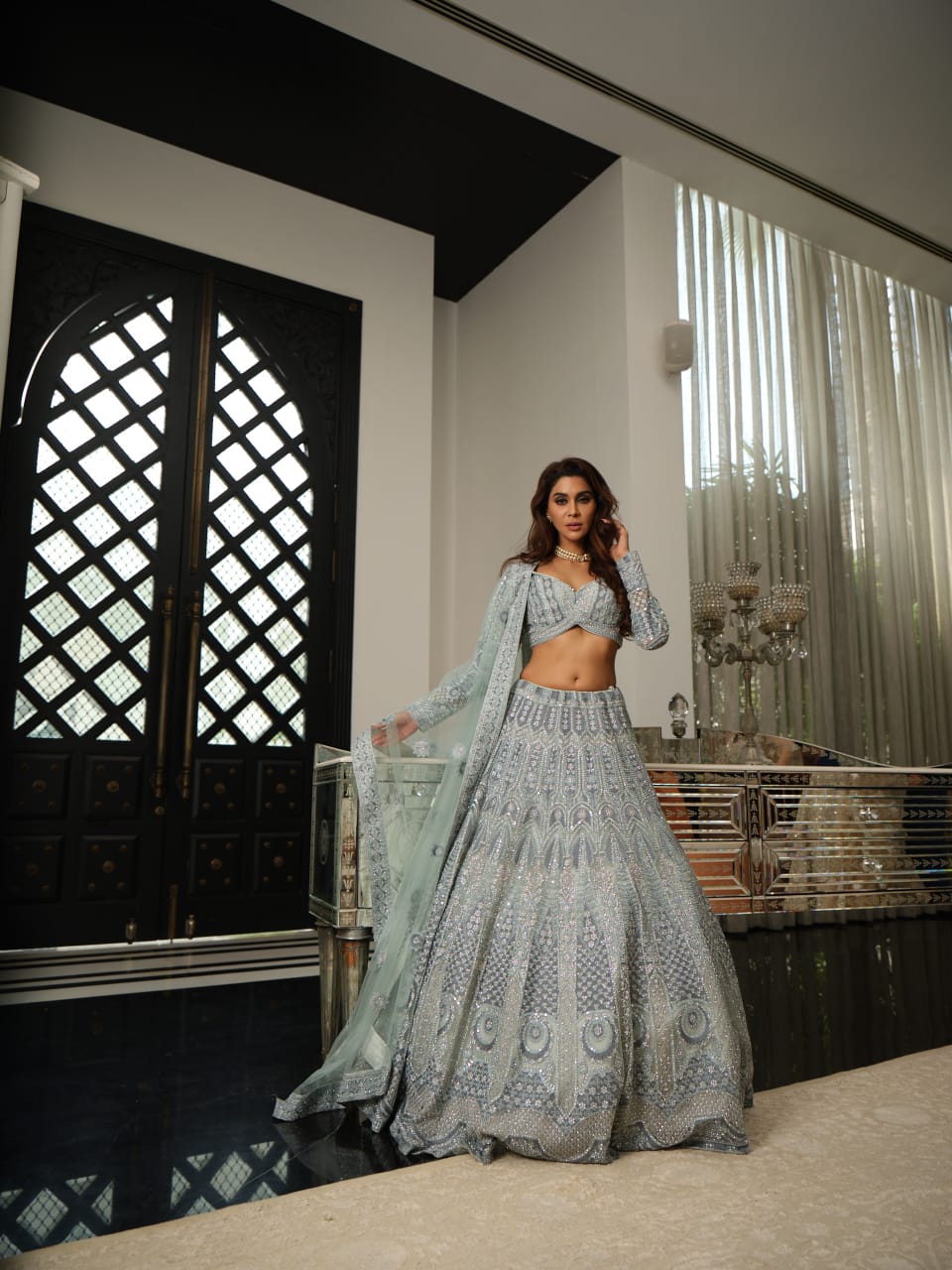 Bridal New Lehenga Design Heavy Work Bridal Lehenga Full Sleeves